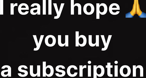 A Subscription And I You Me Buy Really Hope Enjoy