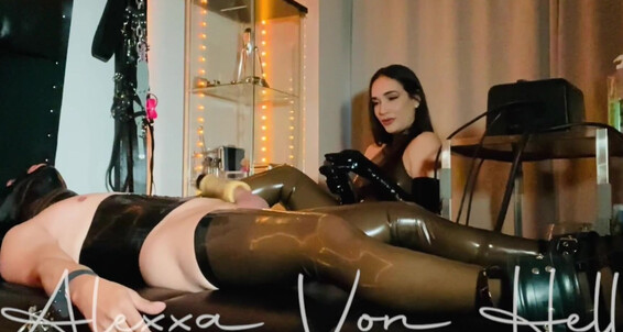 Hell Chastity Ruin Milking Mistress Alexxa Von