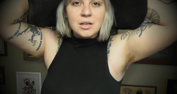 Elle Hell - Elle Hell H Joi Instruction Suggest Boobs Girl Armpit Hair Kink Worship Jerkoff Hairy Butt Armpits Big