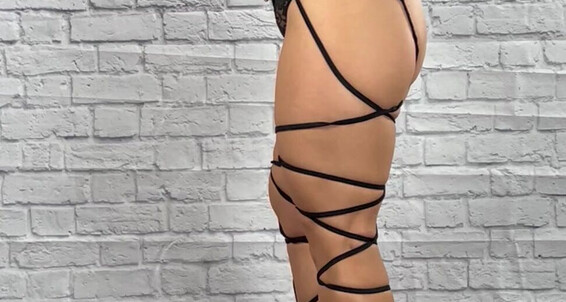 Poster for About Wearing 13 Garter Black Shoot First This I Time Marisexoticwishes My Panty Is To 2022 These 2450279671 Crotchless 05 M