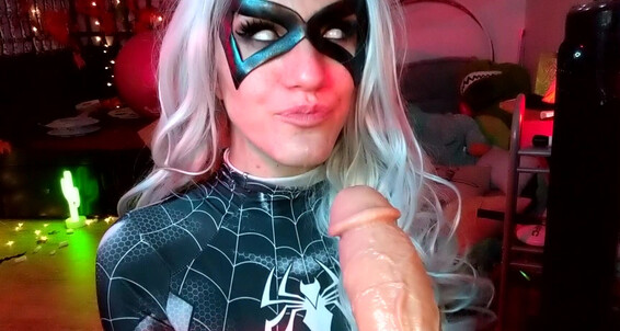  Facials Facial Lara Cosplay Blow Jobs Black Cat Bj Manyvids Symbiote Loxley Mirror Costume