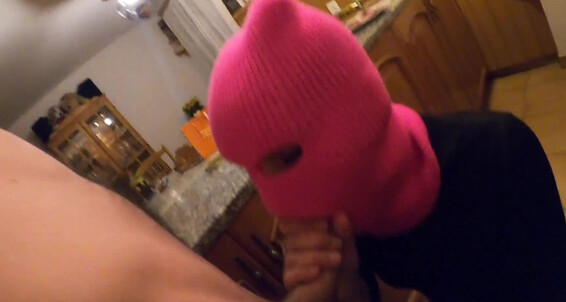 Lola Thief - Cooking Thief Suggest Cum Sucking Lola Cock Dick Mouth While She Big Mask Surprise With Blowjob Cumshot S Pornhub