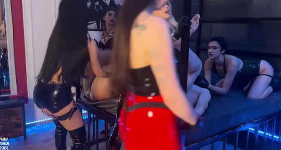 Evil Woman - Bang Evil 2 And 5 Ctjp Party Gang Woman With Dommes Slaves Peging
