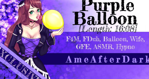 Ameafterdark, Video: Men Balloon Gfe Pornhub Hfo Suggest Erotic Femdom Purple Wife Fdom Girlfriend For Preview Looner Fetish Asmr Hypnotic Audio
