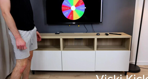 Vicki Kicks - Fortune Wheel Are Noticed Onlyfans Kicks From Behind I That Very Painful Himp Vicki Of For