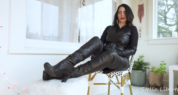 Stella Liberty, Video: Stella Teases Onlyfans My You Do Liberty Of Check Leather Layers Out 2P Love