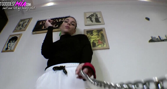 Footgoddessmia - You Are On Onlyfans Slut Leashp Just A