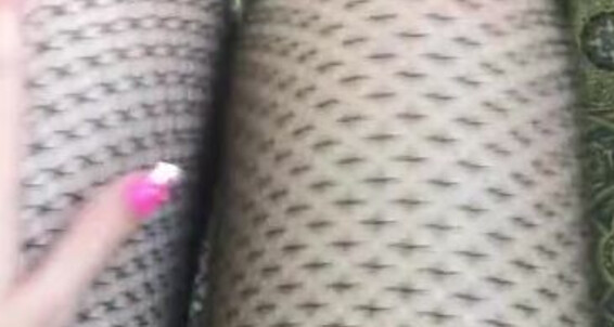 Cartyti - Heelsp Legs And Fishnet Onlyfans In Crossed Pantyhose