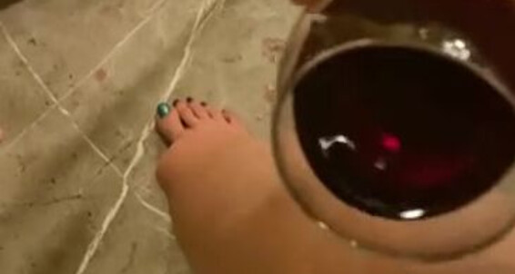 Dominatrix Selina - From Dominatrix Mt0634P Selina My Onlyfans Partner Wine Drink Feet