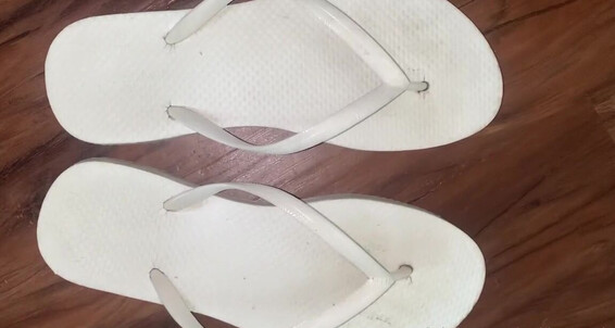 Goddess Monica - Flip Flop New Onlyfans Old Navy White Joip Crispy Goddessmonica00W