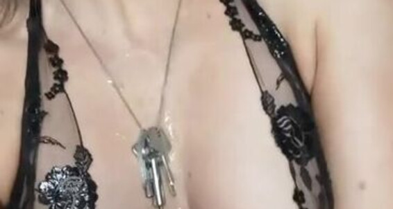 Misscourtneym - Cum Hey Up Mrcourtneym Onlyfans Covered Keys Chastity Theyre Clean Spunkp In Your Cuck