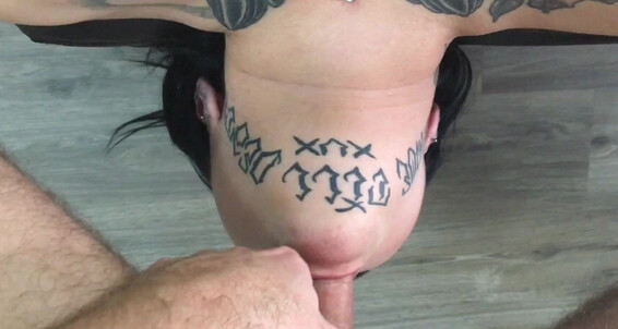 Tiptobase69, Video: Tongue Forked Facefuck Pov