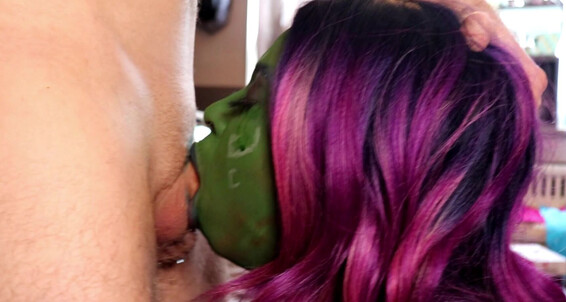 Tiptobase69, Video: Cock Gags On Quills Gamora