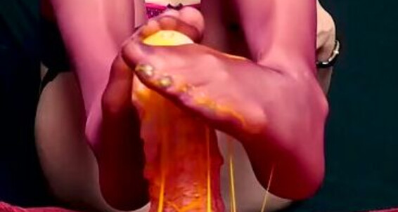 Cover Thefallenbabepremium Onlyfans A Beautiful Visually Abundant Sexy Demon Dildo Footjob Video For You To Enjoy While Listenip