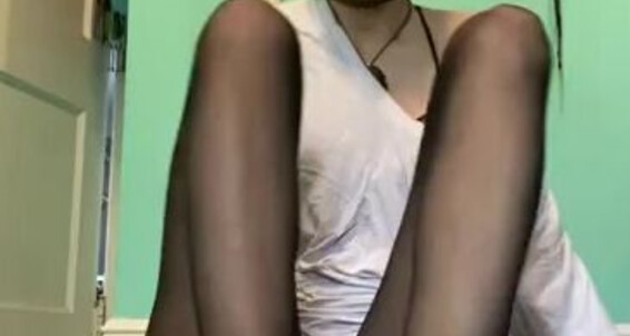 Cover Theperfectmistress Onlyfans Full 5 Minute Video In Black Sheer Nylonsp
