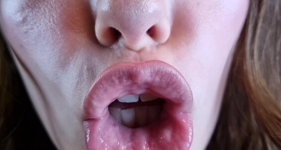 Adria Nite - Mouth Nite Adria Up Close