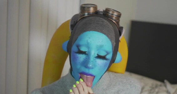 Cover Toetallydevine Onlyfans Oldie But Goodie Of Me Shoving All My Toes In My Mouth And Gagging On Themp