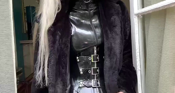 Poster for Mistressmercyxox Sissy Public Autumn Task