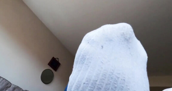 World Goddess - Gym Sniffer Face Your Sock To Worldgoddess Onlyfans Socks Bury In Nasty Smelly