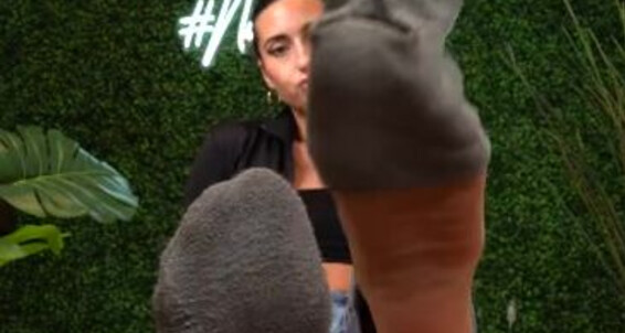 Goddess Kate - And Hkr Taking Goddess Onlyfans Aka Panda Dunks Favorite My Sweaty Fans Off Stinky Socks For Kate Katescutiies