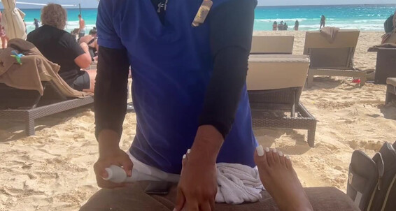 Queenjodiieetoes - Beach It Massage The Onlyfans Aka Prettyfeetonly1800 Best Was