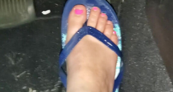 Lisa Asmr - Flip Flop Driving Oily Onlyfans Feet Custom Lisaasmr