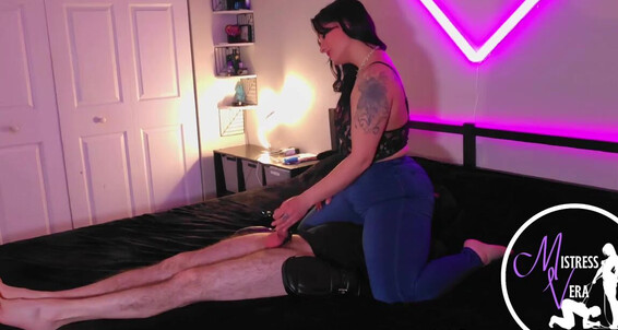 Mistress Vera - Facebut Cum To Promised Slave While My Aka Onlyfans Mistress Vera Him And Sitting On His Mistressveraofficial You Id Allow