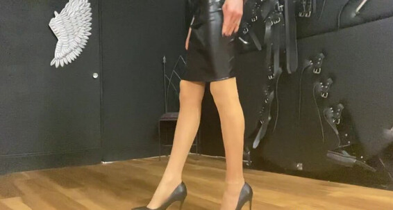 Lady Dark Angel - This New To Ladydarkangeluk Leather Definitely Onlyfans An Post Forgot Black Lace Roleplay Outfit Up Xxx Some Skirt For
