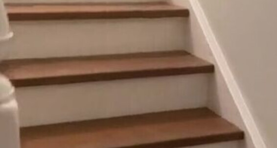 Lady Dark Angel - Painted Landing Good Oak And My So Morning Walls Are Onlyfans Ladydarkangeluk Plastered Flooring Real The Stairs