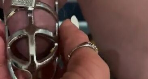 Lady Dark Angel - And Onlyfans Chastity Ladydarkangeluk Tease Hand Tawse