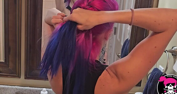 Goddess Bbgrl - Ignore Back Presence Braid Goddessbbgrl Your And My Over While I Hair Onlyfans Shoulders Drool