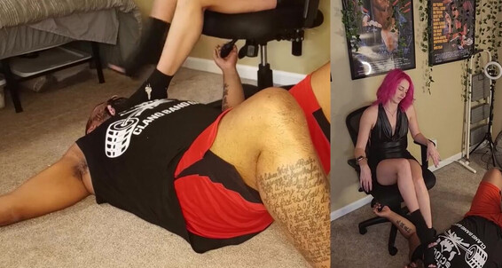 Goddess Bbgrl - Footbitch Scheduled To Today Sentence Footbitc My Unlocked Hes Lazy Onlyfans Chastity A From Goddessbbgrl Is Be His Been