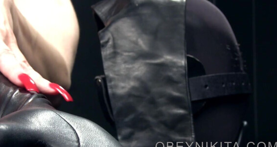 Poster for Obeynikita Femdom Mistressnikita On My Gag Gloves