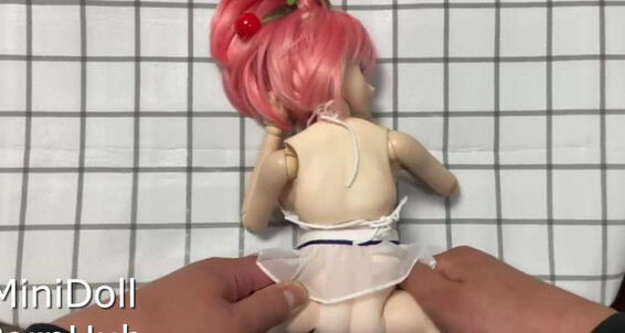 Cover "MiniDoll" Sex Doll, Love Doll, Silicone Sex Doll, Sex Toys For Men, Kawaii Girl, Hentai, Adult Toys, Doll, White Stockings, Stockings, Slut Doll, Satou Matsuzaka, 松阪 さとう, Anime, Suggest MiniDoll Satou Matsuzaka loses innocence on the table Pornhub