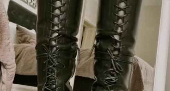 Fetishliza - You Leather Really And Boots Soles Onlyfans Be If My Will Allowed Suffered Under Now Heels