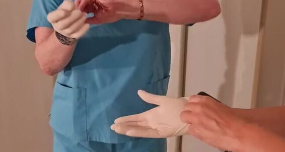 Poster for Fetishliza Fitting Make Do They You Medical Miranda Onlyfans Miss Drool With Glove
