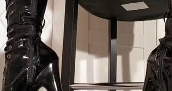 Fetishliza - Boots On Skyhigh Polish Bitch Your Themselves And These Not Going Platform To Are Onlyfans Knees Boot