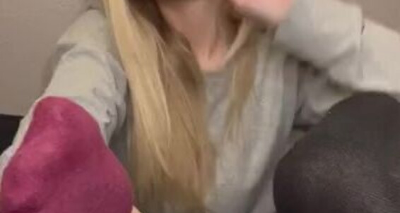 Blondies Toes, Video: Onlyfans Enjoy Toes Sock Joi Blondies Removal