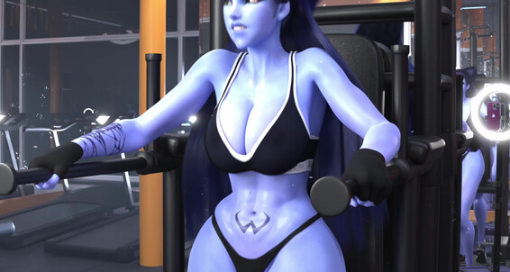 Slayed Coom - Gym Widowmaker Session 2