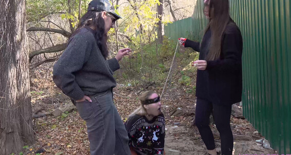 Cover Licking Girls Feet Jane And Sarah A Great Autumn Day For A Walk With Your Pet 4K