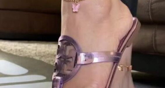 Deedeericanfeet - Purple Burch Onlyfans As Sandals Tory Shoe In Play These Requested
