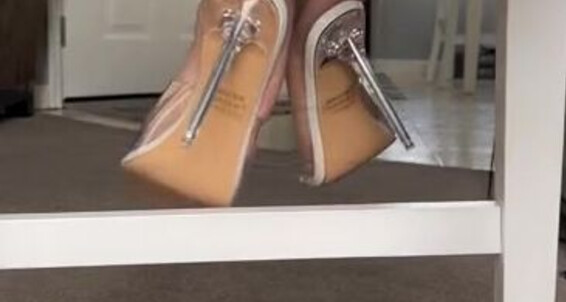 Cover Deedeericanfeet Onlyfans Gm As Requested Under The Chair In Mules Tease