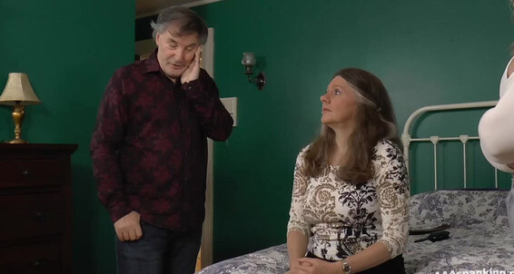 Cover Triple A Spanking, Dolly Mattel, Miss Bernadette, John Osborne, Spanking F F, Spanking M F, Full HD, aaaspanking AAA Trouble At Home Clips4Sale