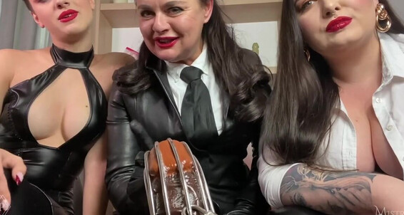 Cover Mistresskarino Onlyfans Free Clip Your Pathetic Cock Is Locked In A Chastity Cage 3 Mistresses Talk To You