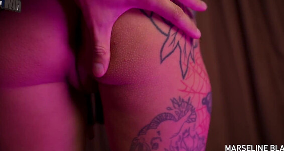 Cover Marseline Black Sucking My Boyfriend Dry In Pink Light Nigonika Best Porn 2023