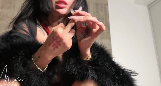 Mistress Max - Such Even Cock Now Gets A New Hard Finger Flipoff Fetish Youre Onlyfans My Out Loser Middle Pathetic Your Themistressmax