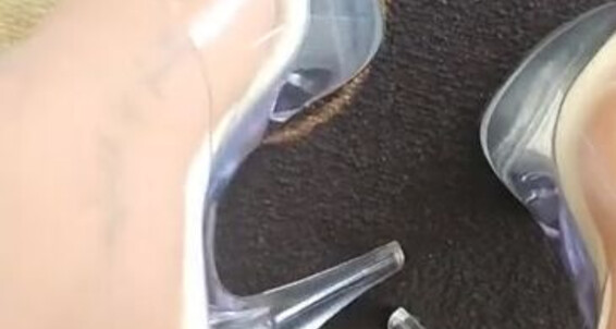 Cover Ab Aka Mywaysoles Onlyfans Nylons Clear Heels And Pink Polish