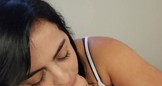 Goddess Gabriela - Gagging On Goddessgabriela Onlyfans Foot With Self My Worship Cherry Toes
