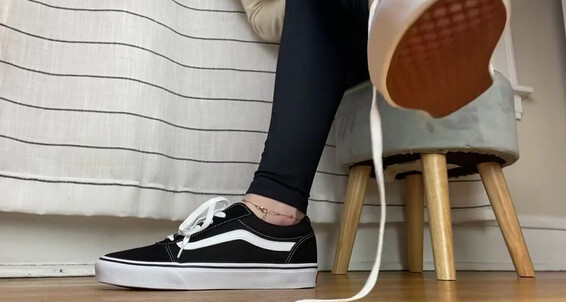 Sizetensolemates - Peds Joi Jerk Vans While My And I Black New Sweaty Onlyfans Sneakers Socks Off Show