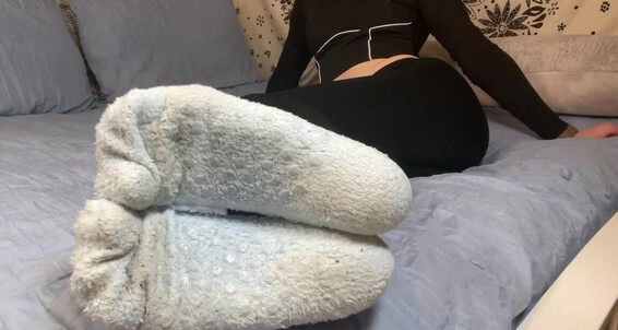 Sizetensolemates, Video: What Onlyfans Think You My Blue Ankle Socks Do Of Fuzzy